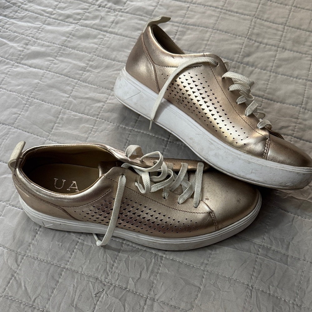 Under Armour Women's Metallic Gold Sneakers